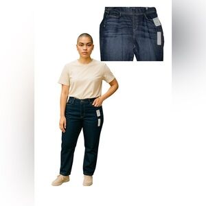 Signature by Levi Strauss Blue Denim Jean SZ‎ 22 Women Pull On Skinny Casual NWT